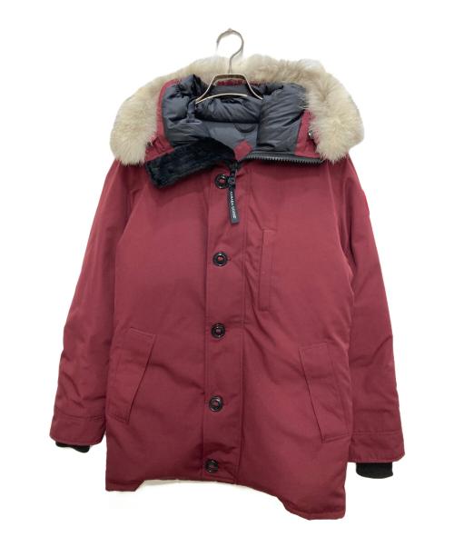 CANADA GOOSE（カナダグース）CANADA GOOSE (カナダグース) Jasper Parka ダウンジャケット ボルドー サイズ:Mの古着・服飾アイテム