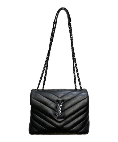 Saint Laurent Paris（サンローランパリ）Saint Laurent Paris (サンローランパリ) ルル スモール チェーンショルダーバッグ ブラックの古着・服飾アイテム