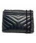 Saint Laurent Paris (サンローランパリ) ルル スモール チェーンショルダーバッグ ブラック：180000円