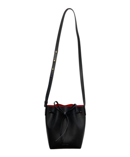 MANSUR GAVRIEL（マンサーガブリエル）mansur gavriel (マンサーガブリエル) VEGETABLE TANNED LEATHER BUCKET BAG/ベジタブル　タンド　レザー　バケット　バッグ ブラックの古着・服飾アイテム