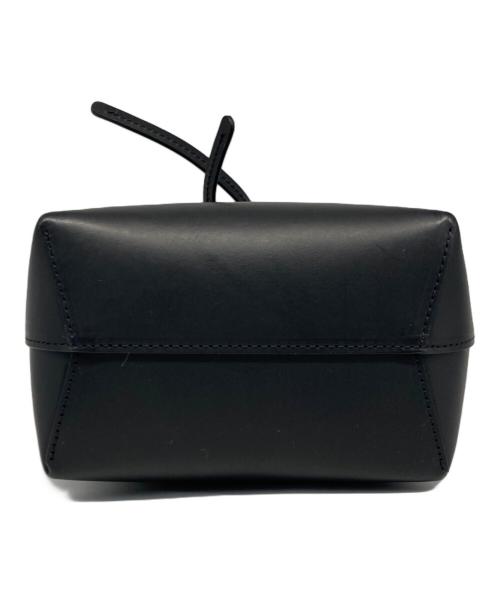 MANSUR GAVRIEL（マンサーガブリエル）mansur gavriel (マンサーガブリエル) VEGETABLE TANNED LEATHER BUCKET BAG/ベジタブル　タンド　レザー　バケット　バッグ ブラックの古着・服飾アイテム