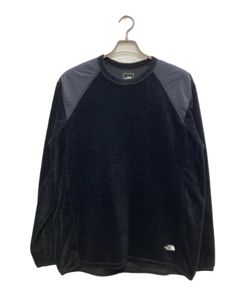 THE NORTH FACE（ザ ノース フェイス）THE NORTH FACE (ザ ノース フェイス) フリーランサーマルフロークルー ブラック サイズ:Ｌの古着・服飾アイテム