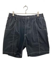 EVISEN（エビセン）の古着「ステッチデザインハーフパンツ」｜ブラック