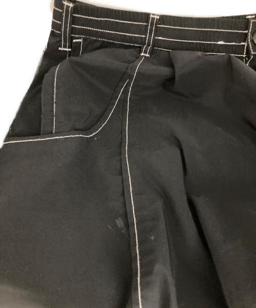EVISEN（エビセン）EVISEN (エビセン) ステッチデザインハーフパンツ ブラック サイズ:Ｌの古着・服飾アイテム