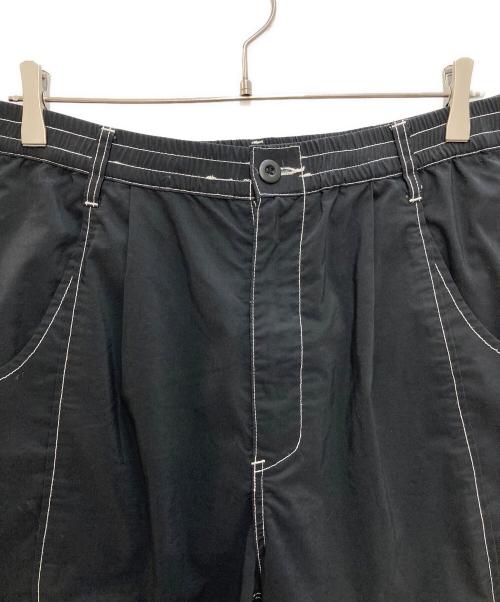 EVISEN（エビセン）EVISEN (エビセン) ステッチデザインハーフパンツ ブラック サイズ:Ｌの古着・服飾アイテム