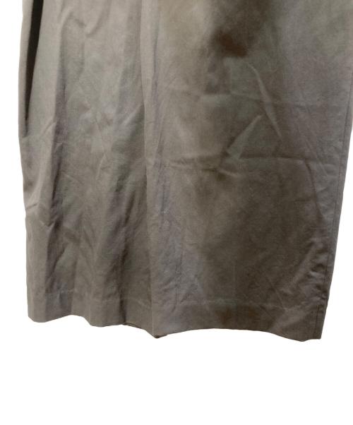 edition（エディション）edition (エディション) Super160's ウールツイル 2タックワイドスラックス グレー サイズ:36の古着・服飾アイテム