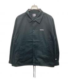 New Era（ニューエラ）の古着「コーチジャケット」｜ブラック