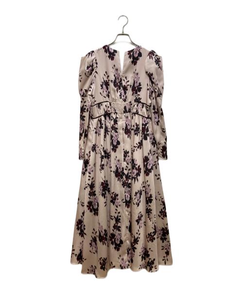 HER LIP TO（ハーリップトゥ）HER LIP TO (ハーリップトゥ) Muse Floral Cut-Out Dress/ミューズ フローラル カット アウト ドレス ベージュ サイズ:Ｍの古着・服飾アイテム
