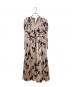 HER LIP TO（ハーリップトゥ）の古着「Muse Floral Cut-Out Dress/ミューズ フローラル カット アウト ドレス」｜ベージュ