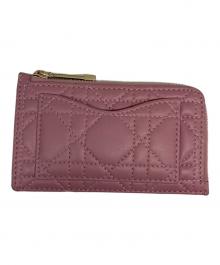 Christian Dior（クリスチャン ディオール）の古着「キルティングコインケース」｜ピンク