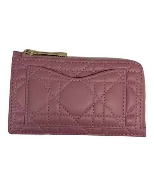 Christian Dior（クリスチャン ディオール）Christian Dior (クリスチャン ディオール) キルティングコインケース ピンクの古着・服飾アイテム
