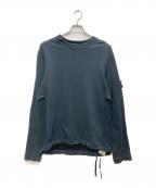STONE ISLANDストーンアイランド）の古着「WAPPEN SHADOW PROJECT MESH SWEATSHIRTS」｜ブラック