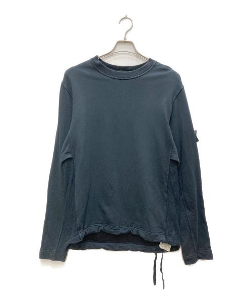 STONE ISLAND（ストーンアイランド）STONE ISLAND (ストーンアイランド) WAPPEN SHADOW PROJECT MESH SWEATSHIRTS ブラック サイズ:Mの古着・服飾アイテム