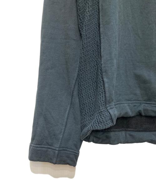 STONE ISLAND（ストーンアイランド）STONE ISLAND (ストーンアイランド) WAPPEN SHADOW PROJECT MESH SWEATSHIRTS ブラック サイズ:Mの古着・服飾アイテム
