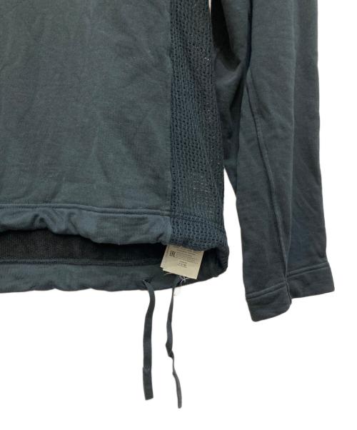 STONE ISLAND（ストーンアイランド）STONE ISLAND (ストーンアイランド) WAPPEN SHADOW PROJECT MESH SWEATSHIRTS ブラック サイズ:Mの古着・服飾アイテム