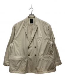 DAIWA PIER39（ダイワ ピア39）の古着「TECH DOUBL E-BREASTED JACKET/テック ダブル ブレスト ジャケット」｜ベージュ