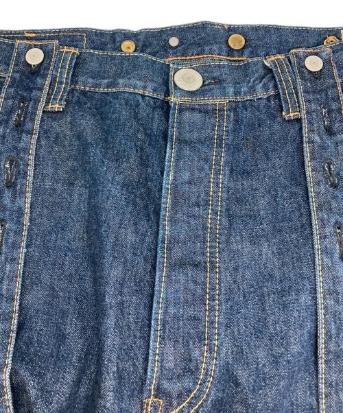 BEAMS BOY（ビームスボーイ）BEAMS BOY (ビームスボーイ) orSlow (オアスロウ) ビッグコマーシャル5ポケットパンツ デニム サロペット インディゴ サイズ:Ｆの古着・服飾アイテム