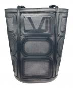 ORSETTOオルセット）の古着「チュールバケツバッグ」｜ブラック