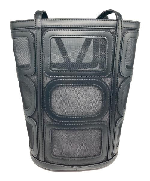 ORSETTO（オルセット）ORSETTO (オルセット) チュールバケツバッグ ブラックの古着・服飾アイテム