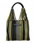 MARNI（マルニ）の古着「フラワーカフェハンモックバッグ」｜グリーン