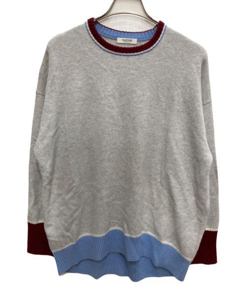 MACPHEE（マカフィー）MACPHEE (マカフィー) NZ LAMBS クルーネックプルオーバー グレー サイズ:Mの古着・服飾アイテム