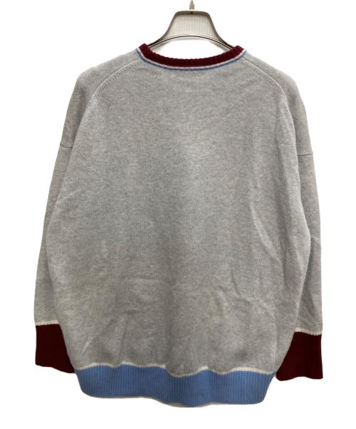 MACPHEE（マカフィー）MACPHEE (マカフィー) NZ LAMBS クルーネックプルオーバー グレー サイズ:Mの古着・服飾アイテム