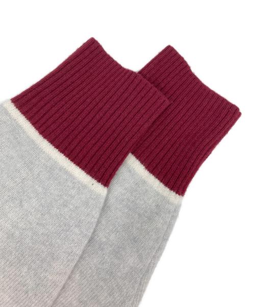 MACPHEE（マカフィー）MACPHEE (マカフィー) NZ LAMBS クルーネックプルオーバー グレー サイズ:Mの古着・服飾アイテム