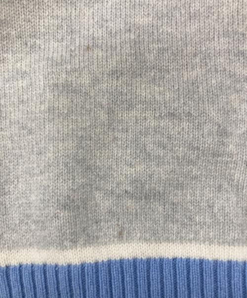 MACPHEE（マカフィー）MACPHEE (マカフィー) NZ LAMBS クルーネックプルオーバー グレー サイズ:Mの古着・服飾アイテム