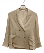 COLLAGE GALLARDAGALANTEコラージュ ガリャルダガランテ）の古着「メッシュダブルジャケット」｜ベージュ