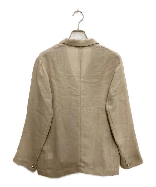 COLLAGE GALLARDAGALANTE（コラージュ ガリャルダガランテ）COLLAGE GALLARDAGALANTE (コラージュ ガリャルダガランテ) メッシュダブルジャケット ベージュ サイズ:Fの古着・服飾アイテム