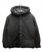 AVIREXアヴィレックス）の古着「B-3 HOODIE フライトジャケット」｜ブラック