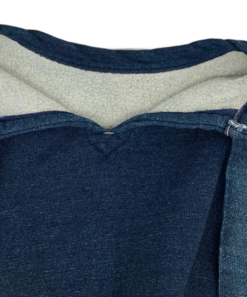 45R（フォーティファイブ・アール）45R (フォーティファイブ・アール) 裏毛のチュニック インディゴ サイズ:freeの古着・服飾アイテム