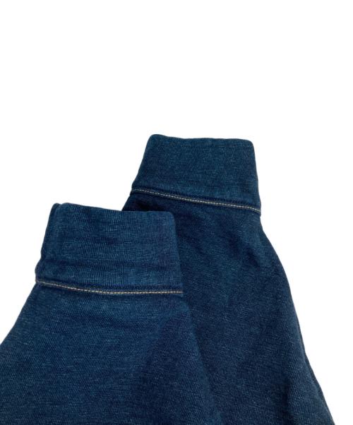 45R（フォーティファイブ・アール）45R (フォーティファイブ・アール) 裏毛のチュニック インディゴ サイズ:freeの古着・服飾アイテム