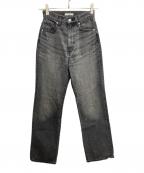CLANEクラネ）の古着「RING DENIM PANTS/リング デニム パンツ」｜グレー