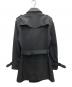 BURBERRY BLACK LABEL (バーバリーブラックレーベル) チェックトレンチコート ブラック サイズ:M：7000円