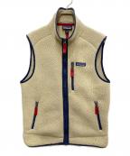 Patagoniaパタゴニア）の古着「レトロ パイル ベスト」｜ホワイト