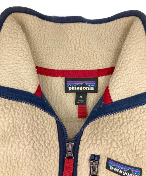 Patagonia（パタゴニア）Patagonia (パタゴニア) レトロ パイル ベスト ホワイト サイズ:XSの古着・服飾アイテム