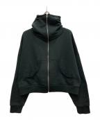 entire studiosエンタイアスタジオ）の古着「フルジップアップ フーディー パーカー」｜ブラック