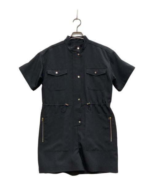 HER LIP TO（ハーリップトゥ）Her lip to (ハーリップトゥ) Oxford Romper/オックスフォード  ロンパース ブラック サイズ:M 未使用品の古着・服飾アイテム