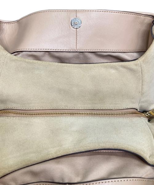 COACH（コーチ）COACH (コーチ) スウェードショルダーバッグ ベージュの古着・服飾アイテム