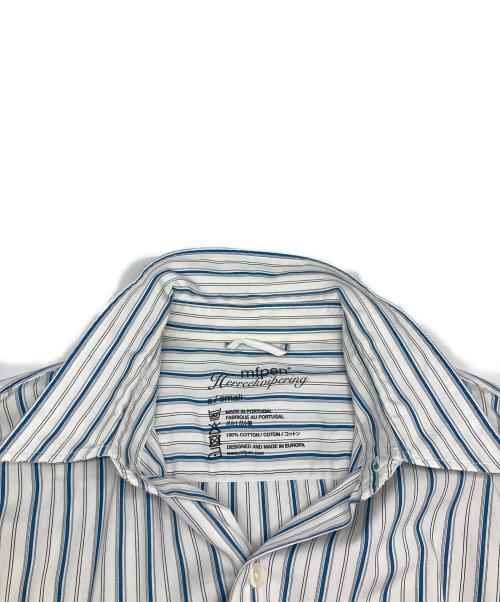 mfpen（エムエフペン）mfpen (エムエフペン) ストライプシャツ ホワイト サイズ:-の古着・服飾アイテム