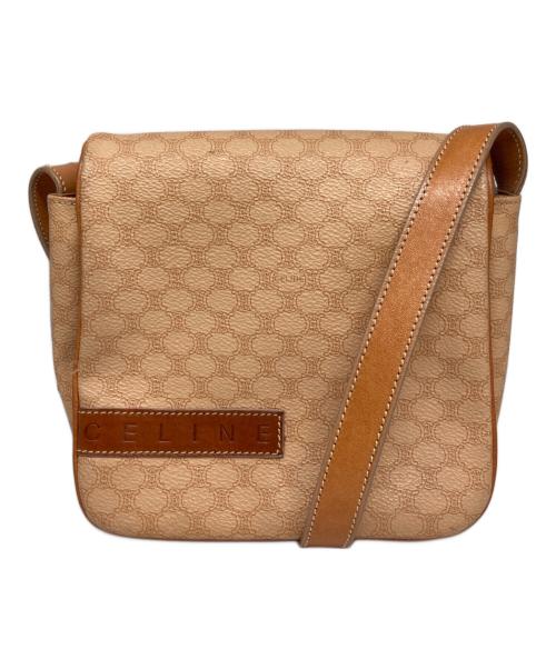 CELINE（セリーヌ）CELINE (セリーヌ) オールドマカダムショルダーバッグ ベージュの古着・服飾アイテム