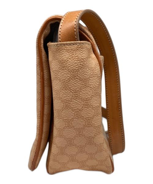 CELINE（セリーヌ）CELINE (セリーヌ) オールドマカダムショルダーバッグ ベージュの古着・服飾アイテム