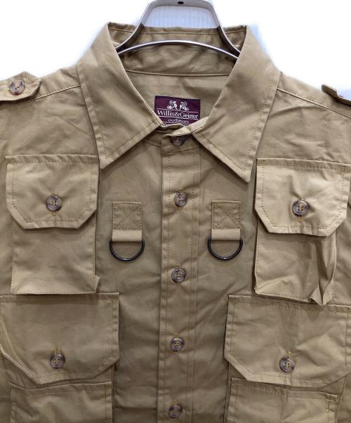 Willis&Geiger（ウィリスアンドガイガー）Willis&Geiger (ウィリスアンドガイガー) MULTI POCKET UTILITY SHIRTS カーキ サイズ:38の古着・服飾アイテム