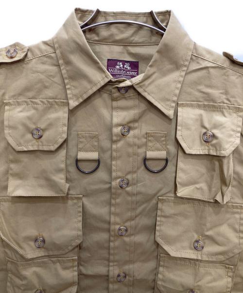 Willis&Geiger（ウィリスアンドガイガー）Willis&Geiger (ウィリスアンドガイガー) MULTI POCKET UTILITY SHIRTS カーキ サイズ:38の古着・服飾アイテム