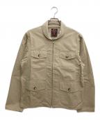 Willis&Geigerウィリスアンドガイガー）の古着「SUMMER FLIGHT JACKET」｜ベージュ
