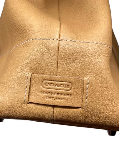 COACH（コーチ）COACH (コーチ) オールドレザートートバッグ ベージュの古着・服飾アイテム