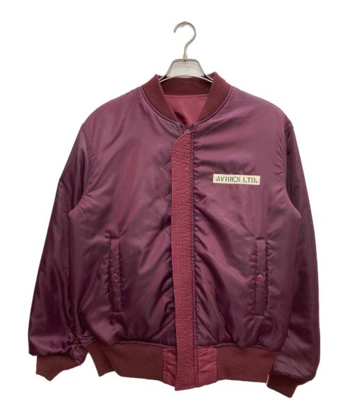AVIREX（アヴィレックス）AVIREX (アヴィレックス) MA-1ジャケット ボルドー サイズ:2XLの古着・服飾アイテム
