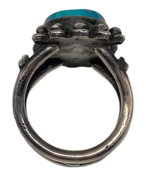 Navajo（ナバホ）NAVAJO (ナバホ) ターコイズシルバーリング ターコイズ サイズ:17号の古着・服飾アイテム