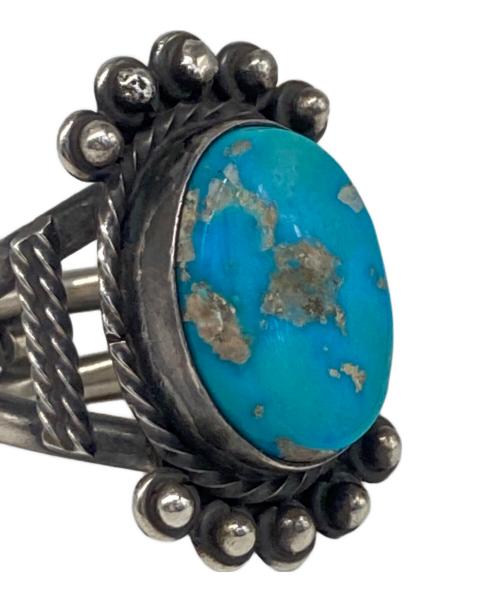 Navajo（ナバホ）NAVAJO (ナバホ) ターコイズシルバーリング ターコイズ サイズ:17号の古着・服飾アイテム
